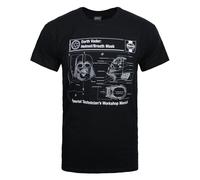 Star Wars Official - Maglietta ufficiale Haynes Darth Vader - Uomo (NS4665)