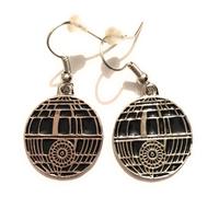 Star Wars Orecchini Pendenti Morte Nera Guerre Stellari Darth Vader Disney