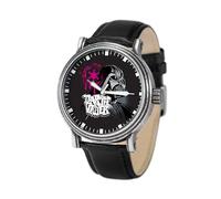 STAR WARS Orologio adulto, orologio analogico al quarzo vintage, nero, Pelle Vintage