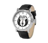 STAR WARS Orologio adulto, orologio analogico al quarzo vintage, nero, Pelle Vintage