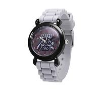 STAR WARS Orologio analogico al quarzo con cinturino in silicone per bambini, nero/grigio, Bracciale