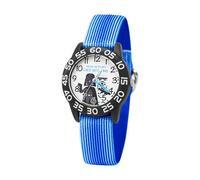 STAR WARS - Orologio da polso in plastica per bambini, orologio analogico al quarzo e cinturino in nylon, blu, plastica, blu, plastica, blu, Plastica