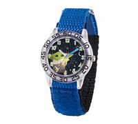 STAR WARS Orologio di plastica dell'insegnante di tempo dei bambini, orologio di nylon analogico della cinghia del, Blu, plastica