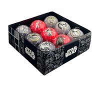 Star Wars - Palline per albero di Natale con Master Yoda Chewbacca Darth Vader R2D2 UVM (9 75 mm)