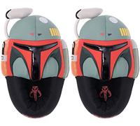 STAR WARS Pantofole, Boba Fett, Darth Vader, Stormtrooper, Chewbacca, Costume da interno per bambini e adulti, per cosplay, Boba Fett Verde, 12-13 Big Kid