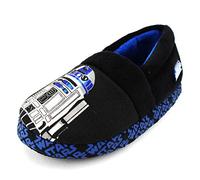 Star Wars - Pantofole per bambini, linea ad A, Nero, 13 Little Kid