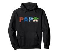 Star Wars Papa Character Letters Family Trip Matching Gift Felpa con Cappuccio