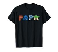 Star Wars Papa Character Letters Family Trip Matching Gift Maglietta