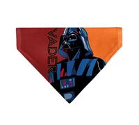 Star Wars Pet Bandana Star Wars Vader Text and Pop Art Pose Red Orange Black Sli