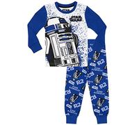 Star Wars - Pigiama a Maniche Lunga per Ragazzi - R2D2 - Vestibilitta Stretta