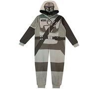 Star Wars Pigiama per Ragazzi The Mandalorian Grigio 12-13 Anni