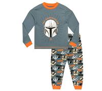 Star Wars Pigiama per Ragazzi The Mandalorian Multicolore 7-8 Anni