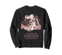 Star Wars Pink Vintage Poster Felpa