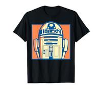 Star Wars Pop Art Style R2-D2 Boxed Close Up Portrait Maglietta