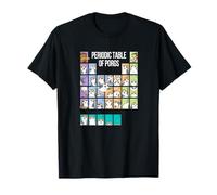 Star Wars Porg Periodic Table Maglietta