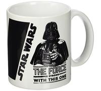 Star Wars The Force Is Strong With This One Unisex Tazza bianco/nero ceramica Bi