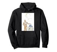Star Wars R2-D2 And C-3PO Spring Cherry Blossoms Sakura Art Felpa con Cappuccio