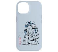 Star Wars R2-D2 Japan Sumi-e Ink Wash Painting Style Custodia per iPhone 14