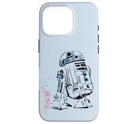 Star Wars R2-D2 Japan Sumi-e Ink Wash Painting Style Custodia per iPhone 16 Pro