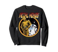 Star Wars R2D2 C3PO Metal Heads Felpa