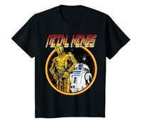 Star Wars R2D2 C3PO Metal Heads Maglietta