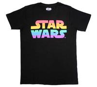 Star Wars Rainbow Logo ufficiale Uomo maglietta unisex