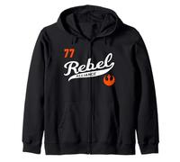 Star Wars Rebel Alliance 77 Classic Resistance Logo Baseball Felpa con Cappuccio
