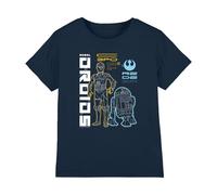 Star Wars Rebel Droids Unisex T-Shirt Bambini, 5-6 A
