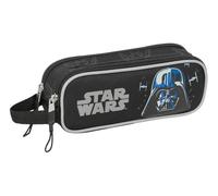 Star WARS REBELLION - Astuccio per bambini, per bambini, ideale per bambini in età scolastica, comodo e versatile, qualità e resistenza, 21 x 6 x 8 cm, Nero, M, Casual