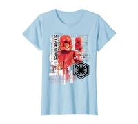 Star Wars Red Sith Trooper Schematics Portrait Collage Maglietta