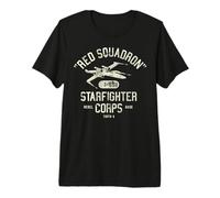 Star Wars Red Squadron Starfighter Corps Rebel Base Yavin 4 Maglietta Premium