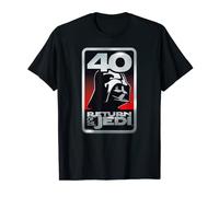 Star Wars Return of the Jedi 40th Anniversary Vader Logo Maglietta