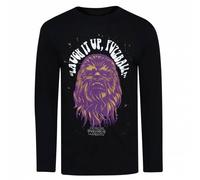 STAR WARS Ridete a crepapelle Uomo Maglia a maniche lunghe FCMLT081BLK nero L