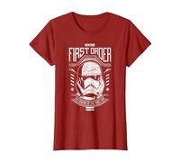 Star Wars Rise of Skywalker First Order Trooper Maglietta, Donna, Mirtillo Rosso, L