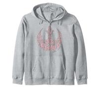 Star Wars Rose Rebel Emblem Felpa con Cappuccio