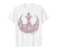 Star Wars Rose Rebel Emblem Maglietta