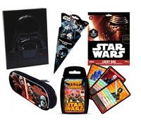 Star Wars Schoolday Dolcetti Set Incl. Gioco di Carte Astuccio Taccuino Piñata