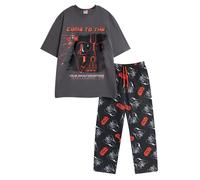 Star Wars Set Pigiama Lungo Darth Vader Maniche Corte Uomo (NS9230)