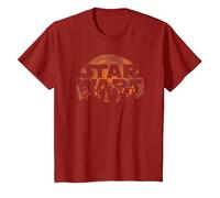 Star Wars Solo Sunset Maglietta, Bambini, Mirtillo Rosso, 4 Anni