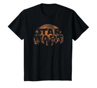 Star Wars Solo Sunset Maglietta, Bambini, Nero, 10 Anni