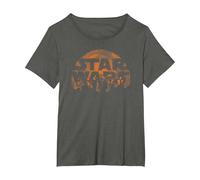 Star Wars Solo Sunset Maglietta, Donna Plus-Size, Asfalto, 1X