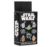 STAR WARS Spilla smaltata per tazze con personaggi festivi, una casuale, accessori per cordino, zaino, vestiti