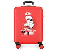 Star Wars Squad Tropper, Maleta Cabina, 38x55x20 cm ABS Rigido Chiusura a Combinazione Laterale 35L 2 kg, 4 Doppie Ruote, Rosso (Tooper)