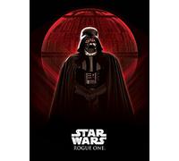 Star Wars - Stampa su tela Rogue One Darth Vader and Death Star, in cotone, multicolore, 3,20 x 60 x 80 cm