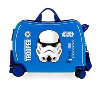 Star Wars Storm - Valigia per bambini, blu, 50 x 38 x 20 cm, rigida ABS, chiusura a combinazione laterale, 34 l, 1,8 kg, 4 ruote, bagaglio a mano