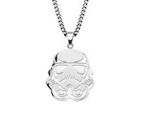 Star Wars Stormtrooper Acciaio Inox 24 " Collana Catenina con Pendente