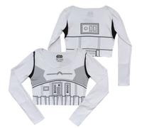 Star Wars Stormtrooper Junior Maglietta A Maniche Lunghe Crop Top