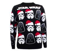 Star Wars Sweatshirt Christmas Jumper Darth Vader / Stormtrooper Size XL