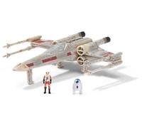 Star Wars SWJ0015 - X-Wing, Luke Skywalker & R2-D2, veicolo ufficiale da 12,5 cm con personaggi