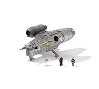 Star Wars SWJ0021 Razor Crest, Greef Karga, Groku e il Mandaloriano, veicolo ufficiale da 20 cm con statuine